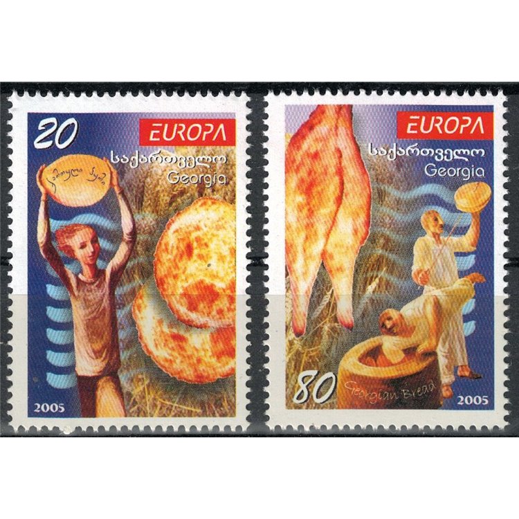 GEORGIA 2005 Europe 2v MNH**