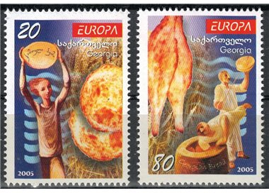 GEORGIA 2005 Europe 2v MNH**