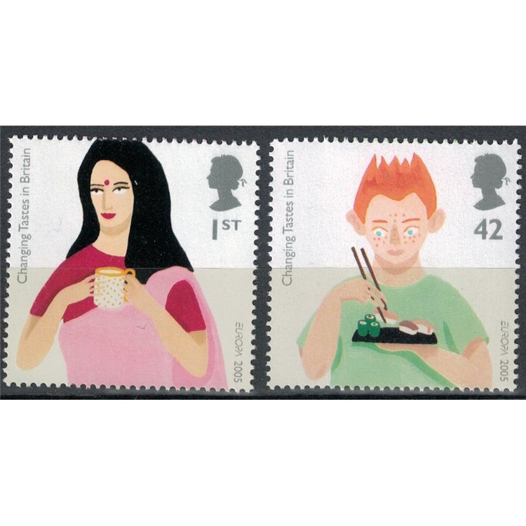 GREAT BRITAIN 2005 Europe 2v MNH**