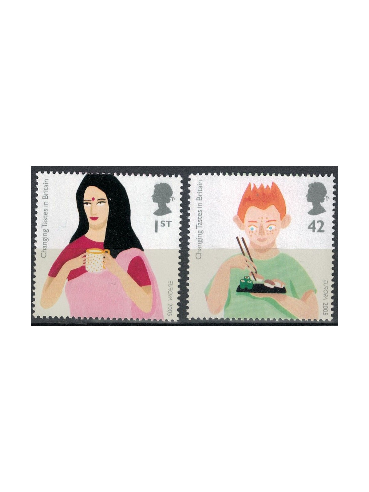GREAT BRITAIN 2005 Europe 2v MNH**