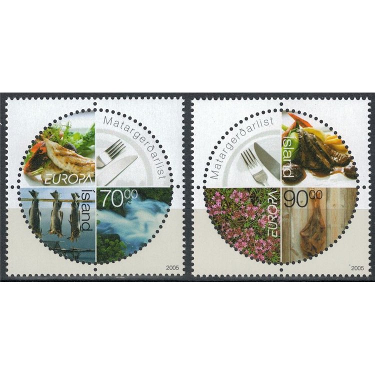 ISLANDA 2005 Europa 2v MNH**