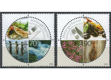 ISLANDA 2005 Europa 2v MNH**