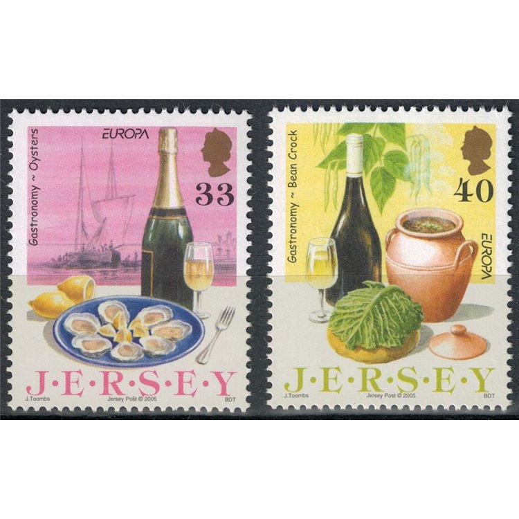 JERSEY 2005 Europa 2v MNH**