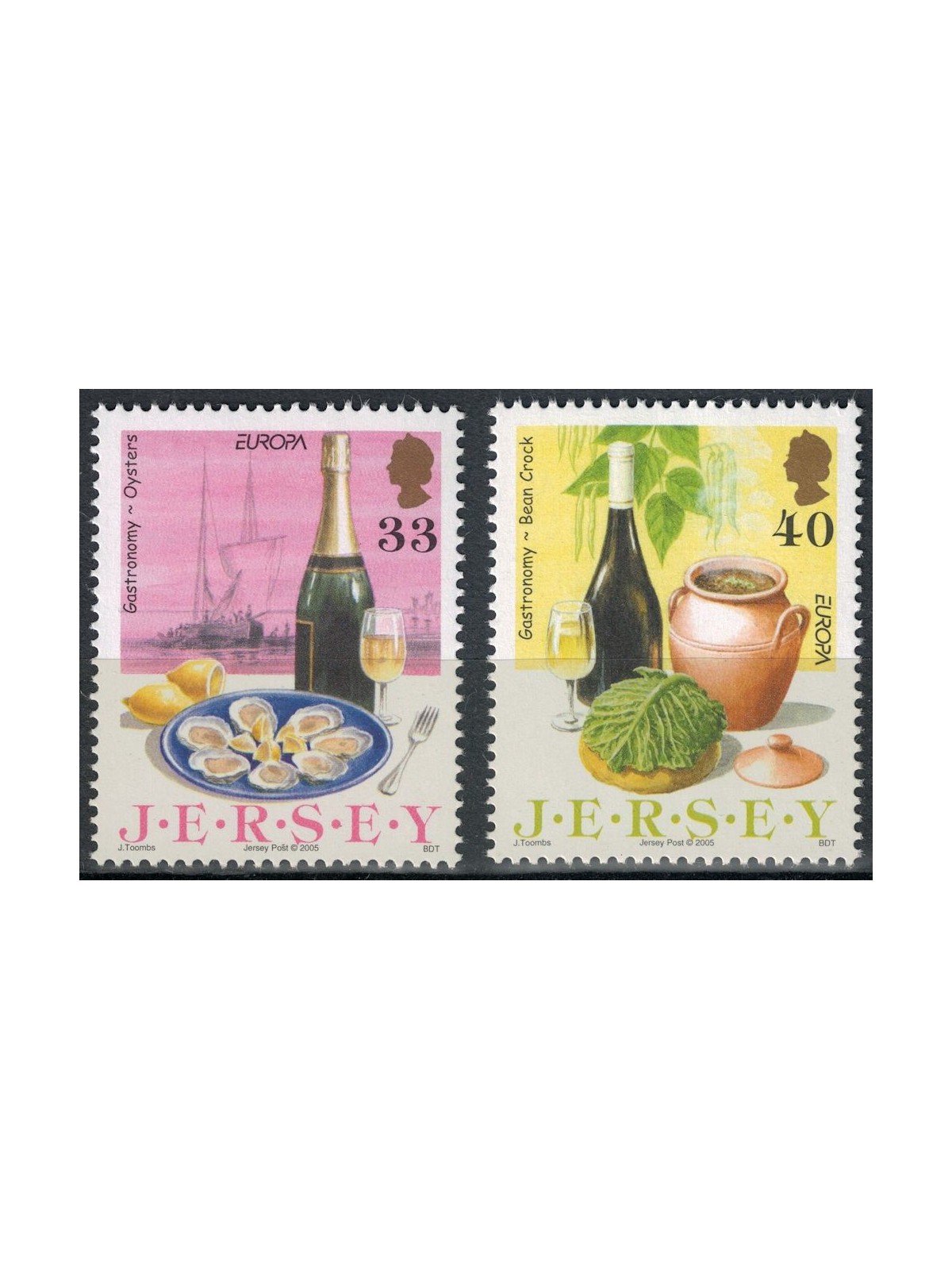 JERSEY 2005 Europe 2v MNH**