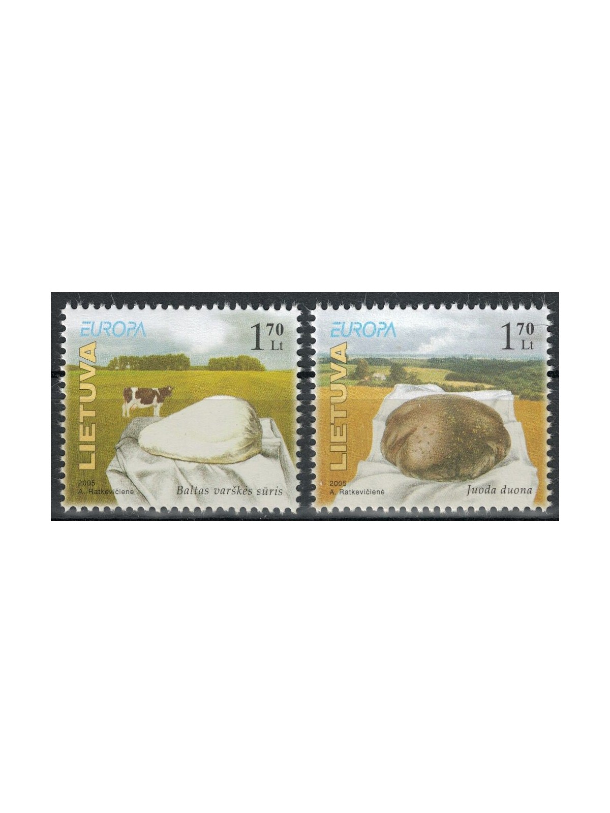 LITUANIA 2005 Europa 2v MNH**