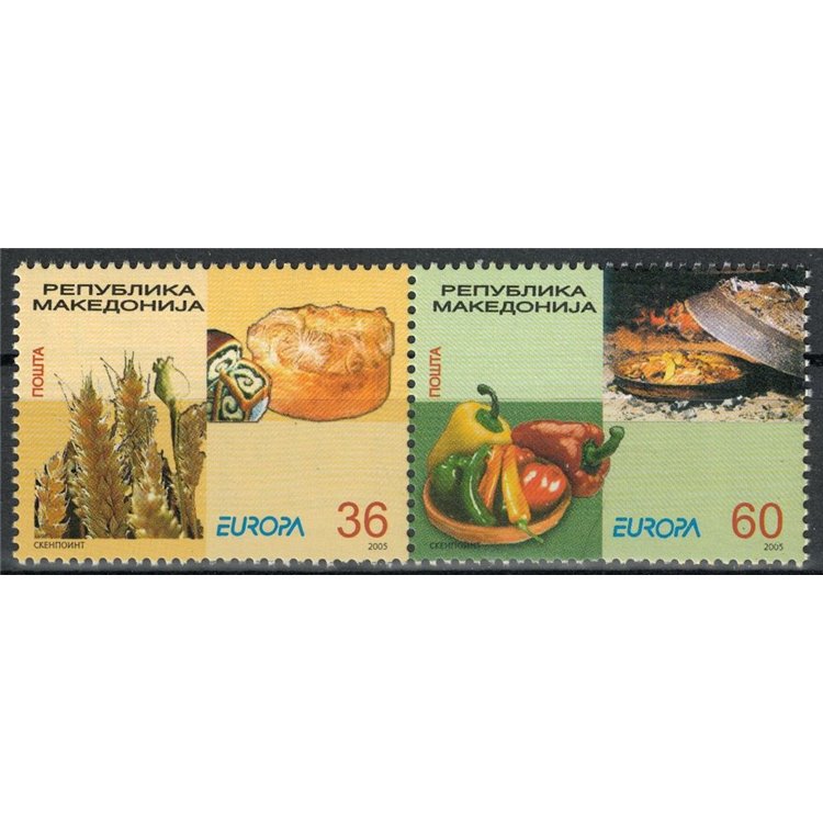 MACEDONIA 2005 Europa 2v MNH**