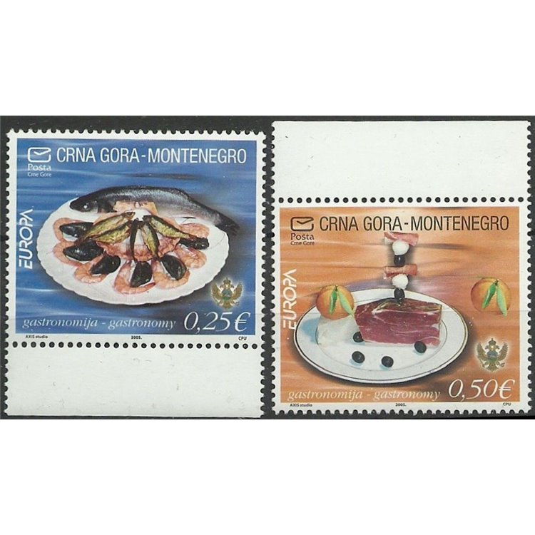 MONTENEGRO 2005 Europe 2v MNH**