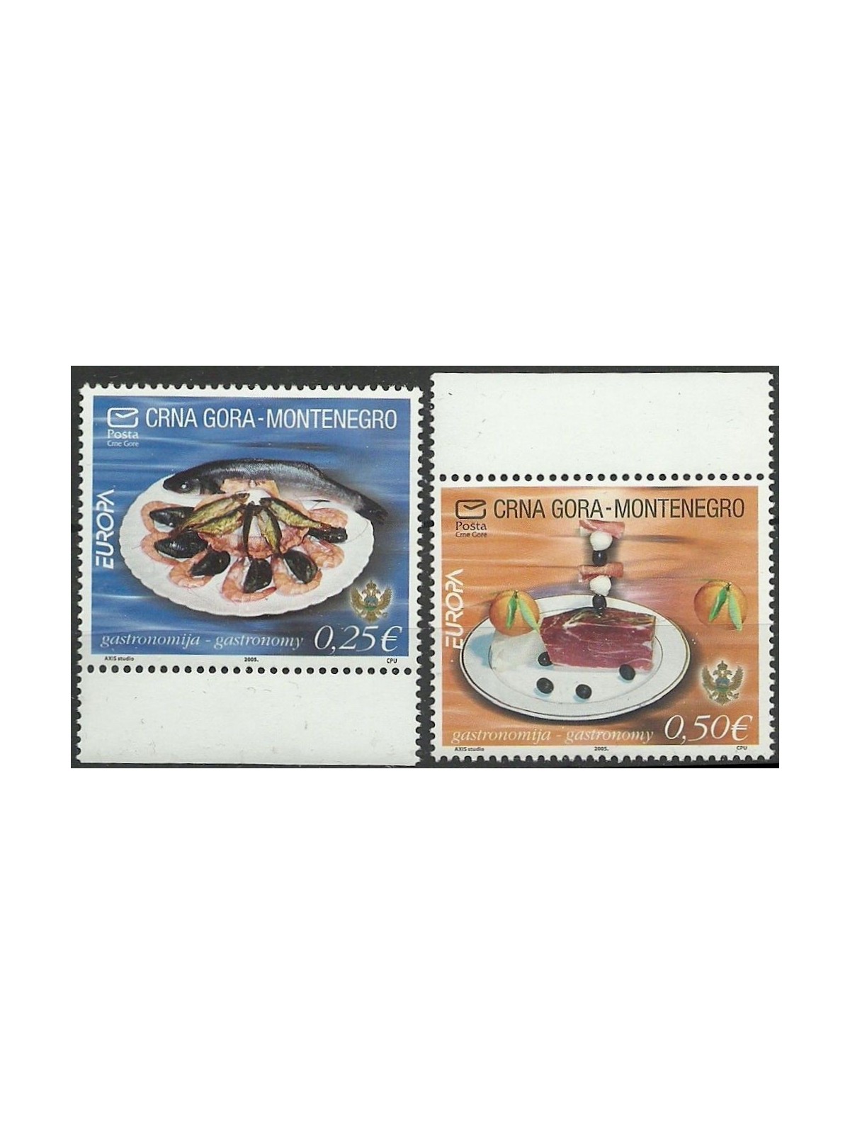 MONTENEGRO 2005 Europe 2v MNH**