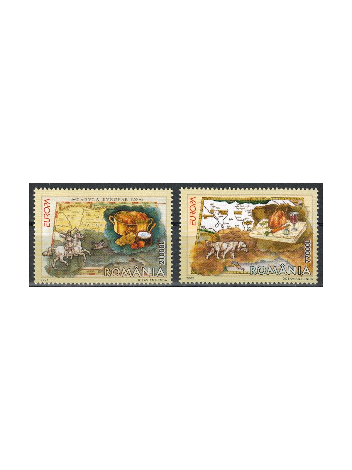 ROMANIA 2005 Europe 2v MNH**