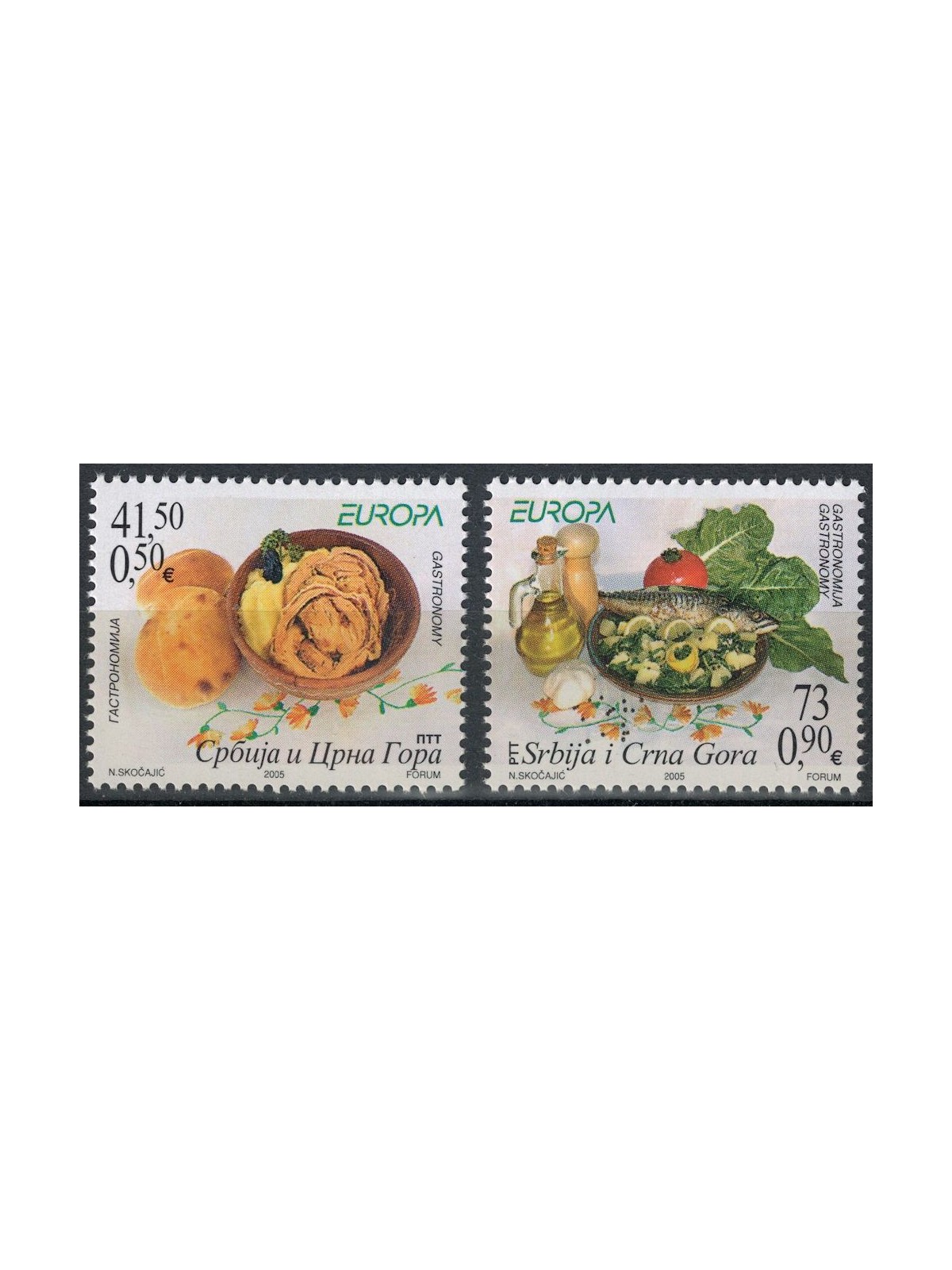SERBIA 2005 Europe 2v MNH**