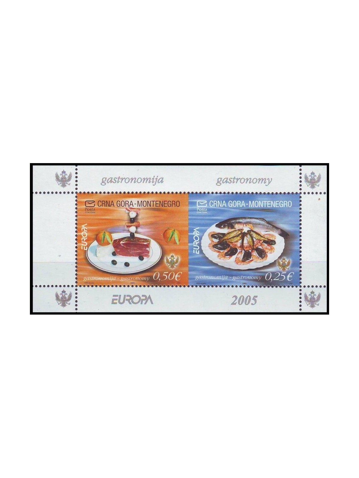 MONTENEGRO 2005 Europa (da LB) BF MNH**