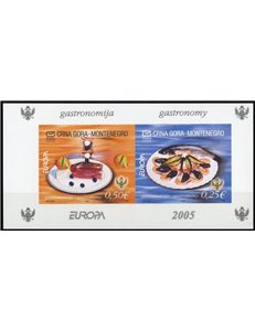 MONTENEGRO 2005 Europa (da LB) nd BF MNH**