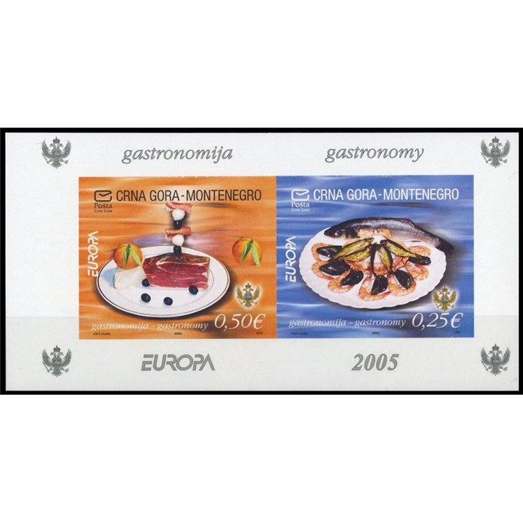 MONTENEGRO 2005 Europe (from booklet) nd s/s MNH**