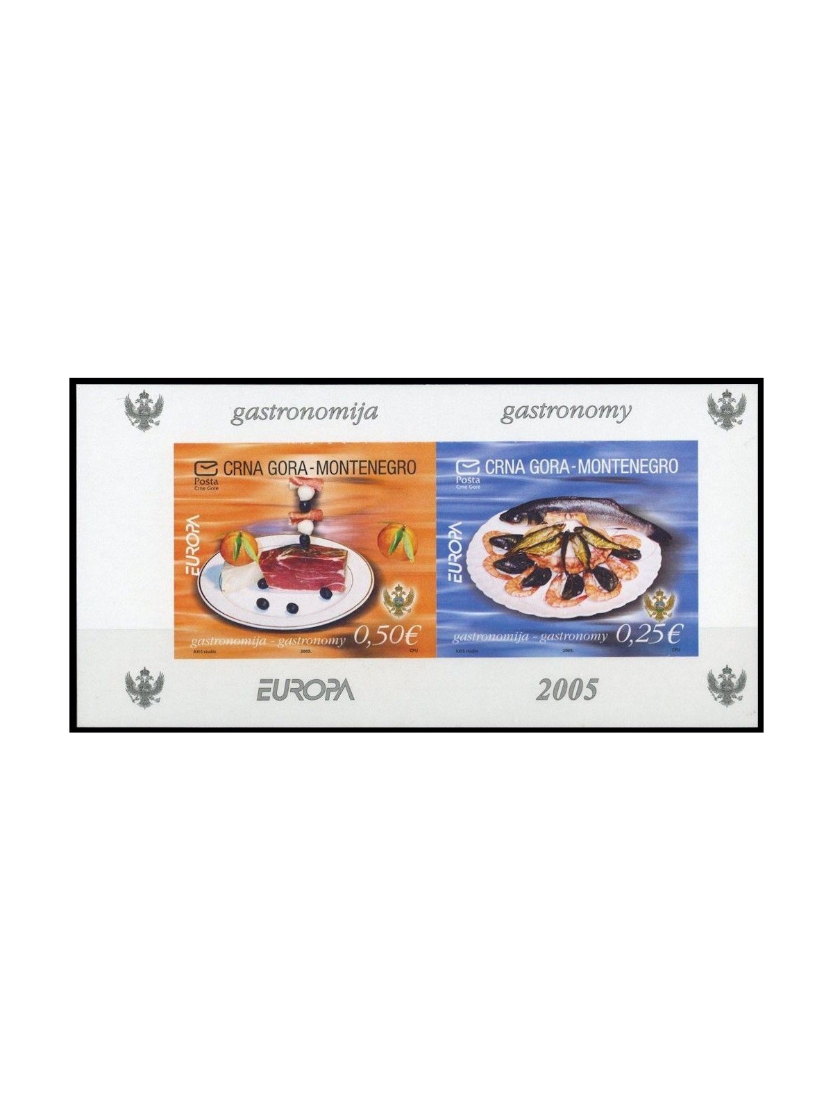 MONTENEGRO 2005 Europa (da LB) nd BF MNH**
