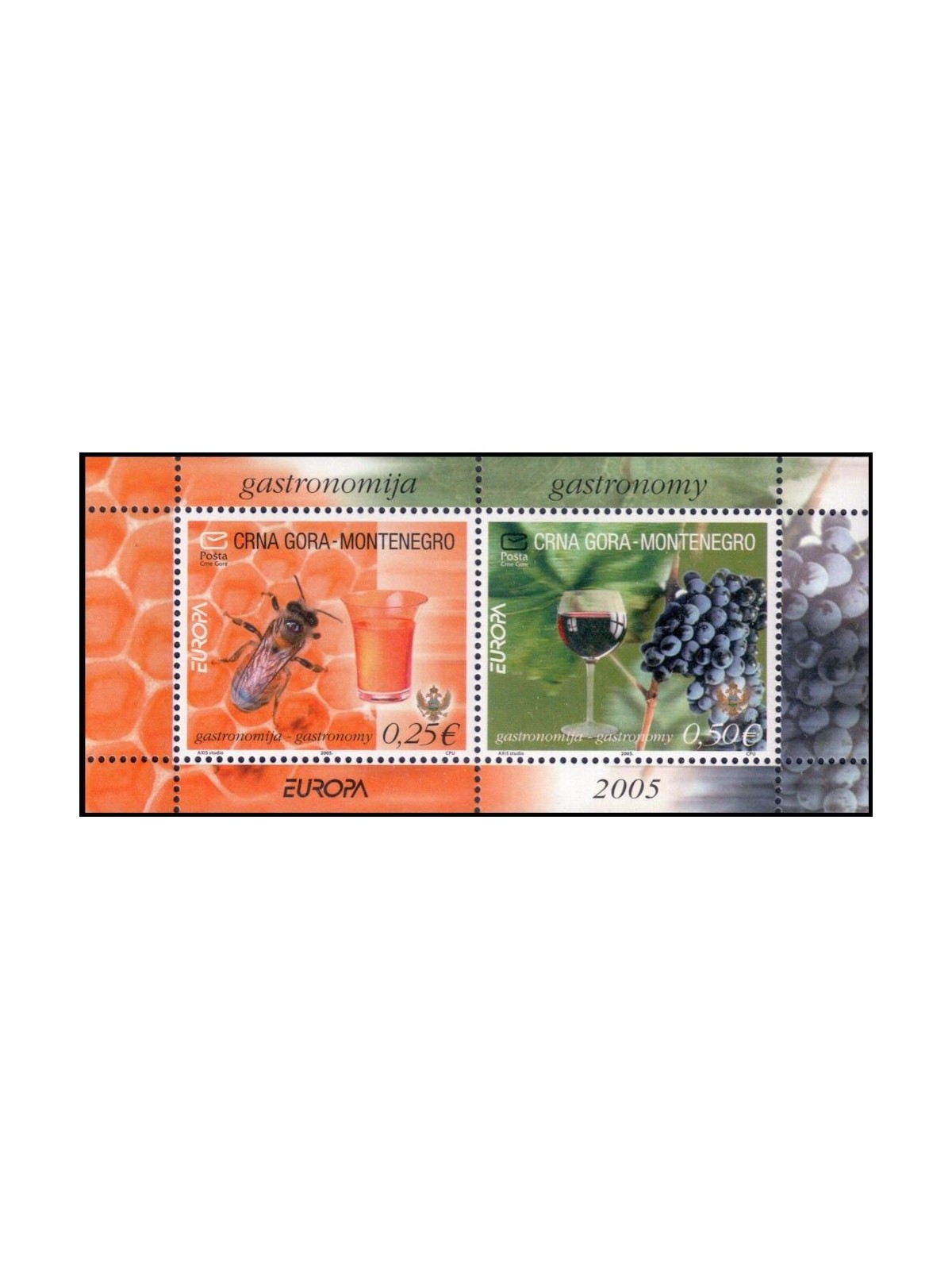 MONTENEGRO 2005 Europa BF MNH**