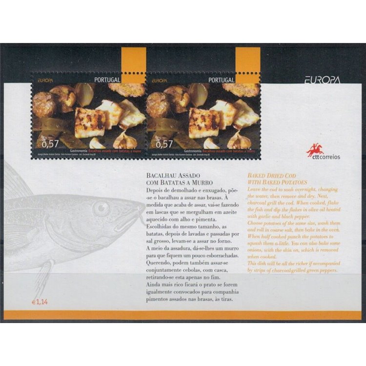 PORTOGALLO 2005 Europa BF MNH**