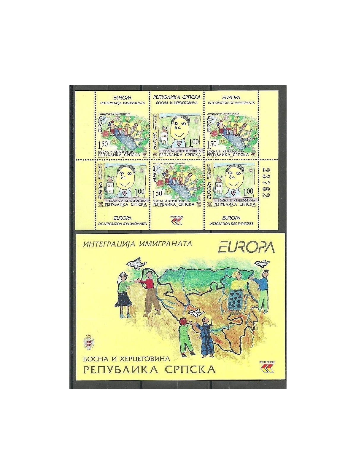 BOSNIA SERBA 2006 Europa LB MNH**