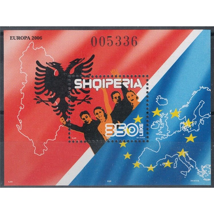 ALBANIA 2006 Europe s/s MNH**