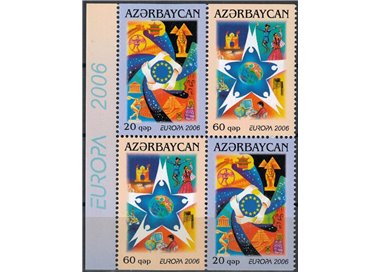 AZERBAIJAN 2006 Europa (da LB) 4v MNH**