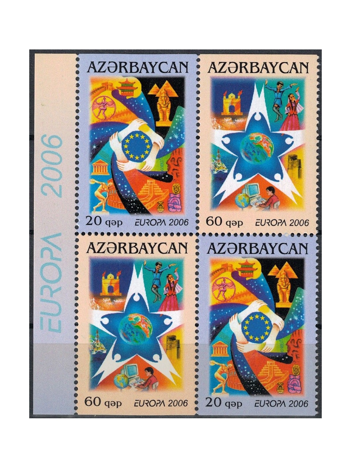 AZERBAIJAN 2006 Europa (da LB) 4v MNH**