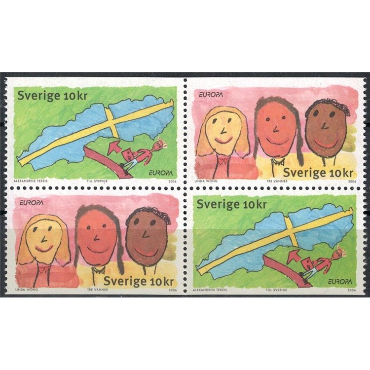 SWEDEN 2006 Europe 4v MNH**