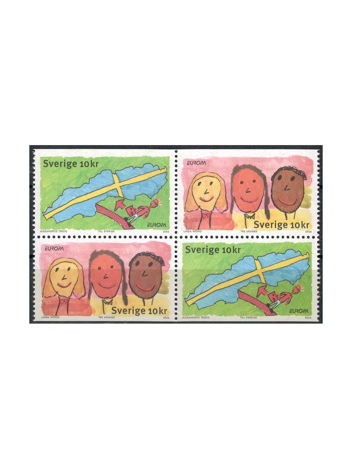 SWEDEN 2006 Europe 4v MNH**