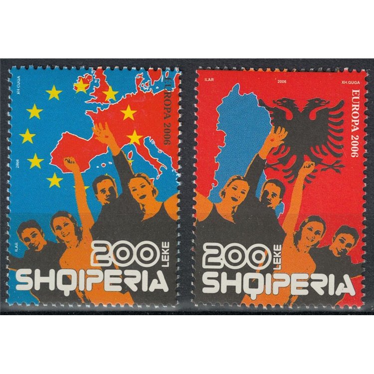 ALBANIA 2006 Europa 2v MNH**