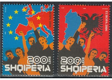 ALBANIA 2006 Europe 2v MNH**