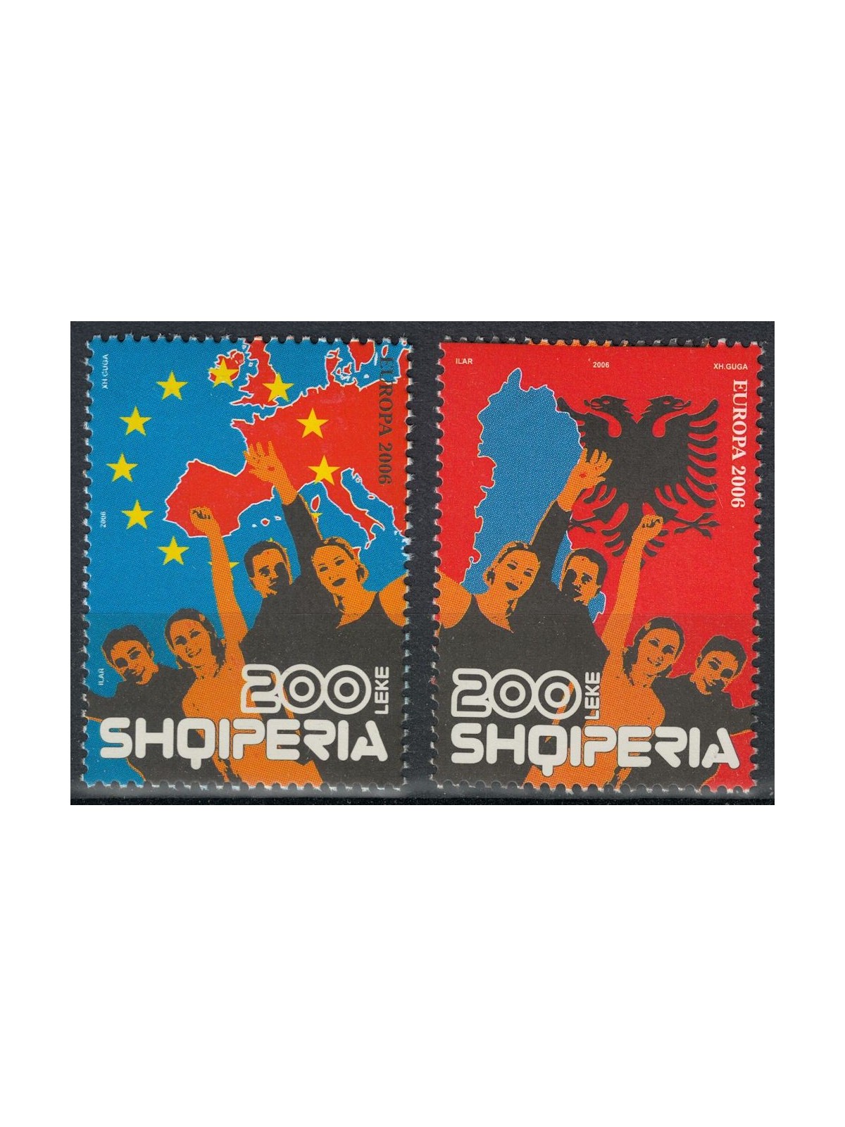 ALBANIA 2006 Europe 2v MNH**