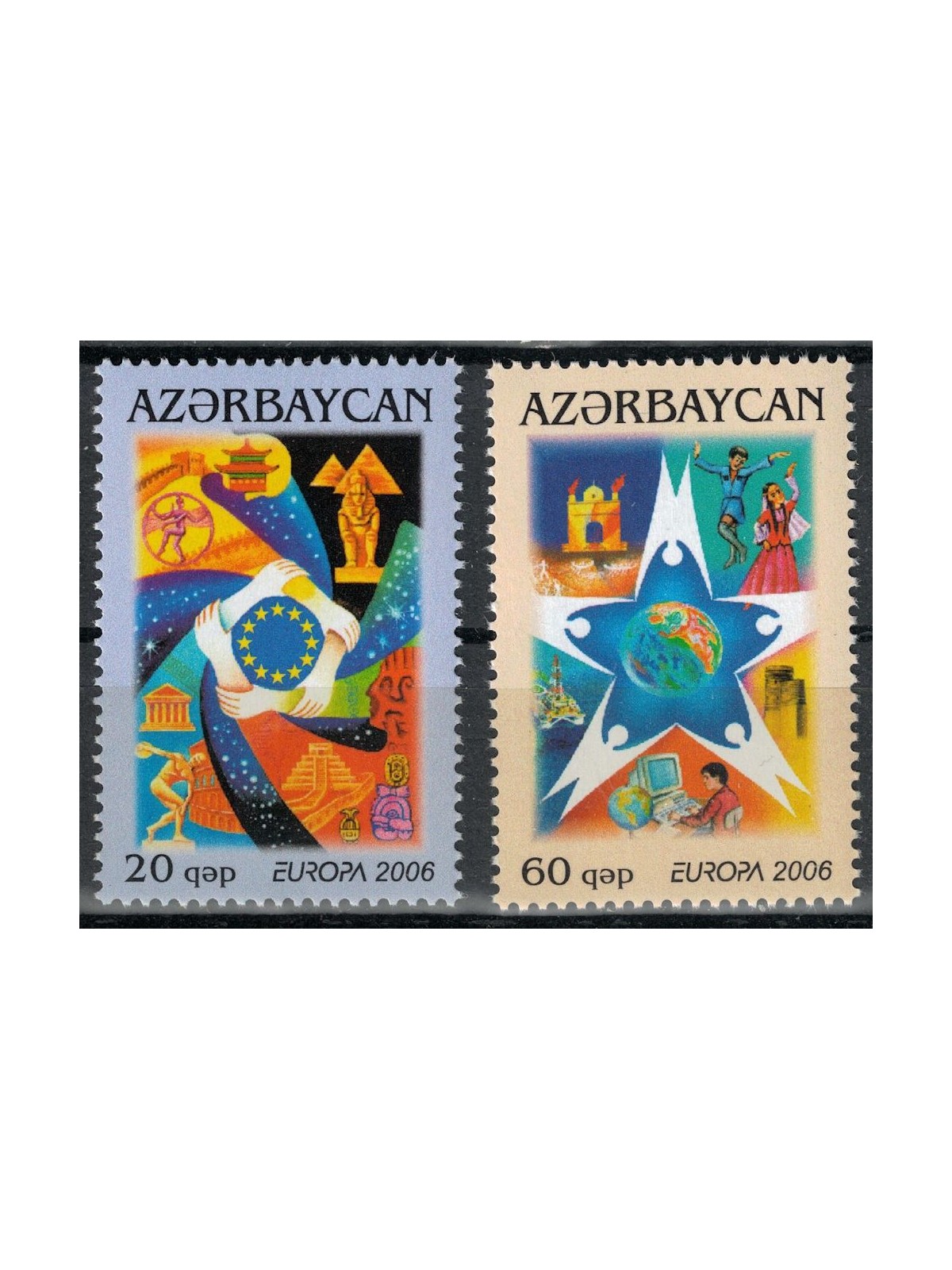 AZERBAIJAN 2006 Europe 2v MNH**