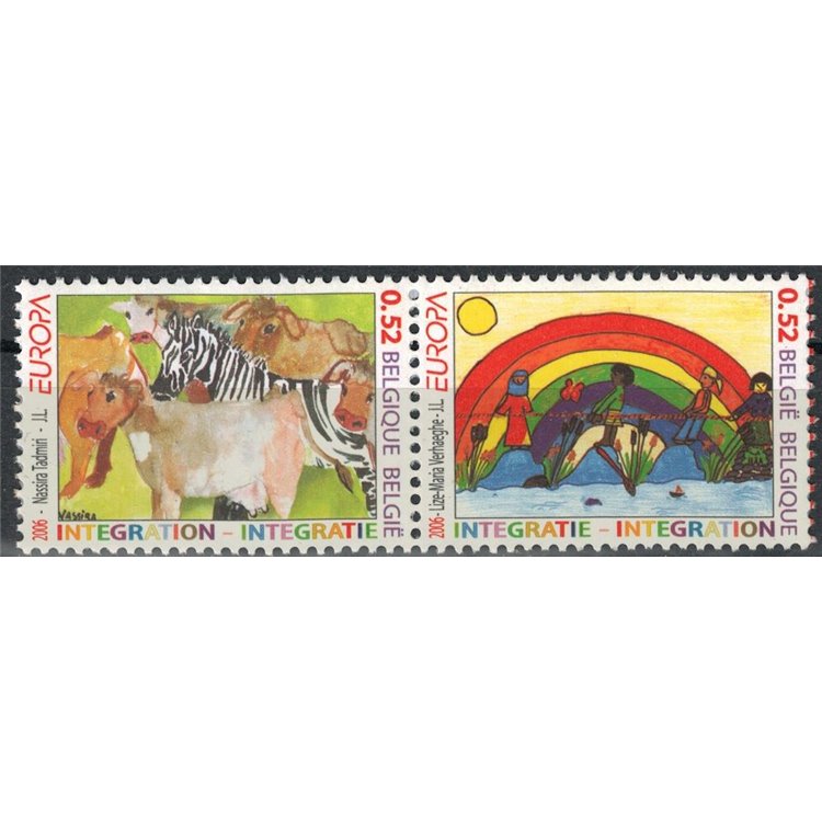 BELGIUM 2006 Europe 2v MNH**