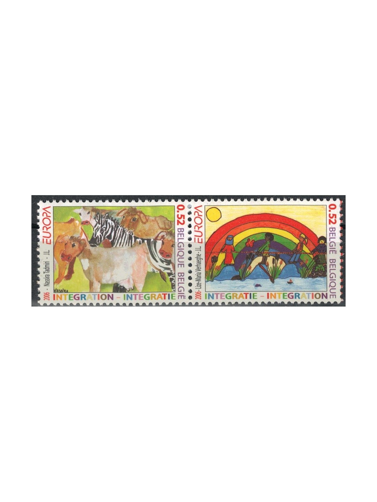 BELGIO 2006 Europa 2v MNH**