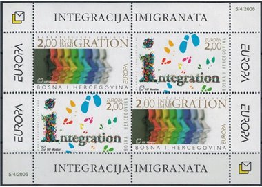 CROATIAN BOSNIA 2006 Europe s/s MNH**
