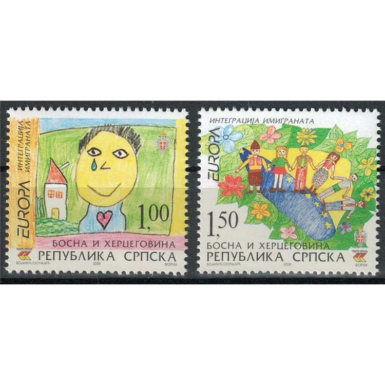 BOSNIA SERBA 2006 Europe 2v MNH**