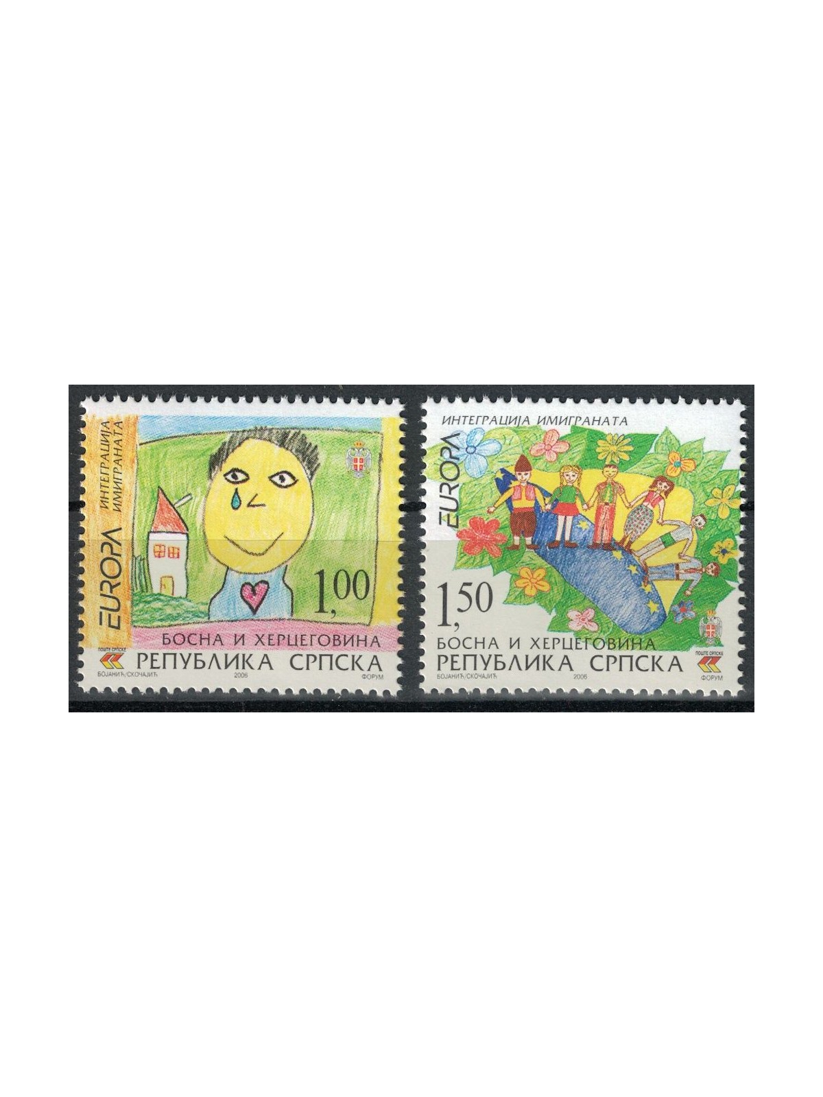BOSNIA SERBA 2006 Europe 2v MNH**
