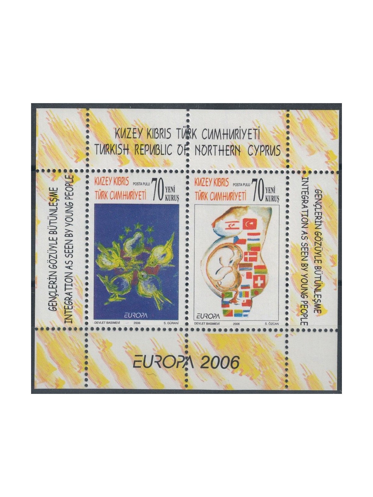 CIPRO DEL NORD 2006 Europa BF MNH**