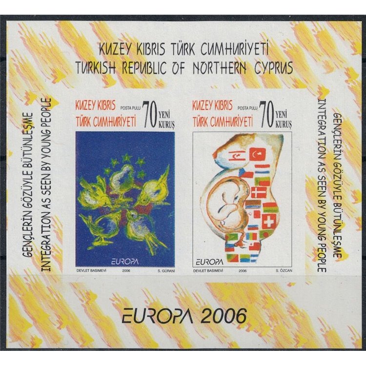NORTHERN CYPRUS 2006 Europe (nd) s/s MNH**