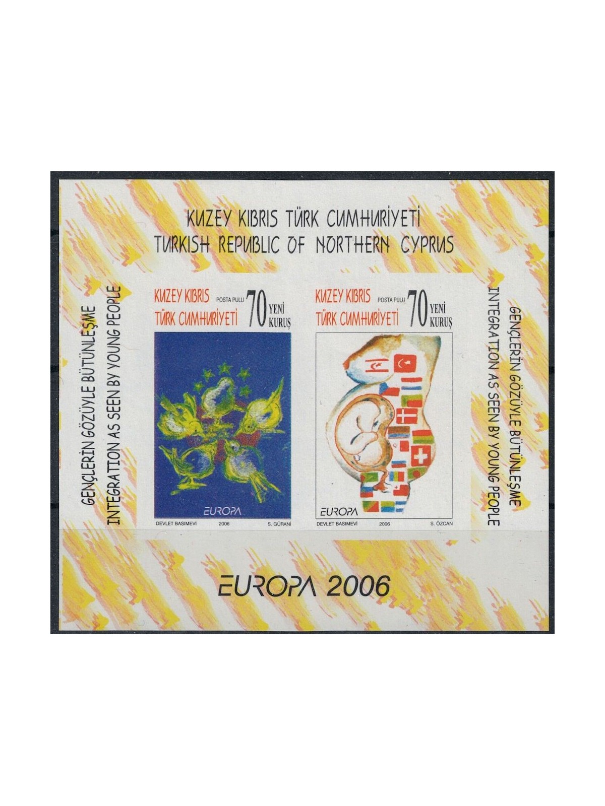 CIPRO DEL NORD 2006 Europa (nd) BF MNH**