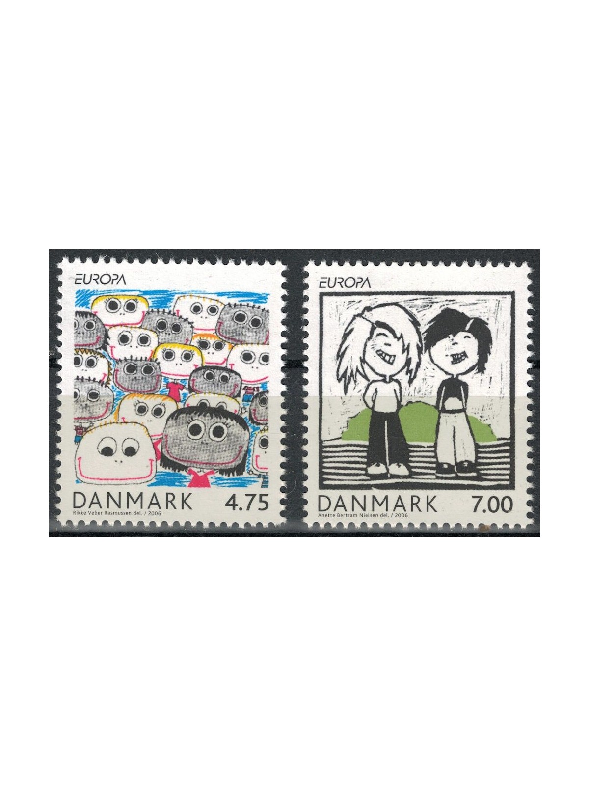 DANIMARCA 2006 Europa 2v MNH**