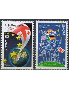 GEORGIA 2006 Europe 2v MNH**