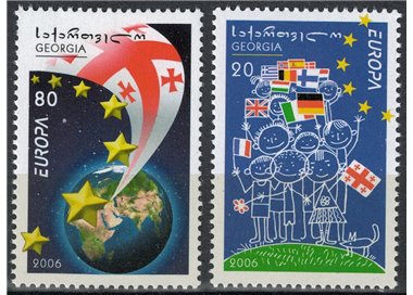 GEORGIA 2006 Europe 2v MNH**
