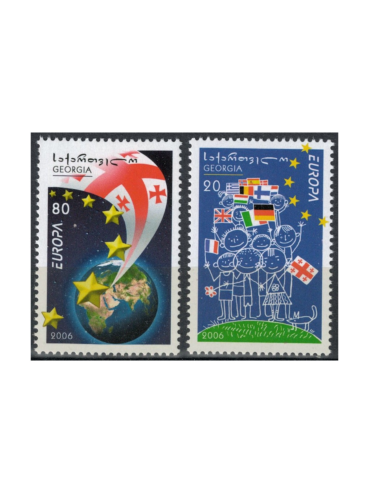 GEORGIA 2006 Europa 2v MNH**