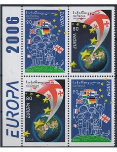 GEORGIA 2006 Europe (from booklet) 4v MNH**