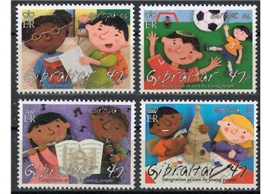GIBRALTAR 2006 Europe 4v MNH**
