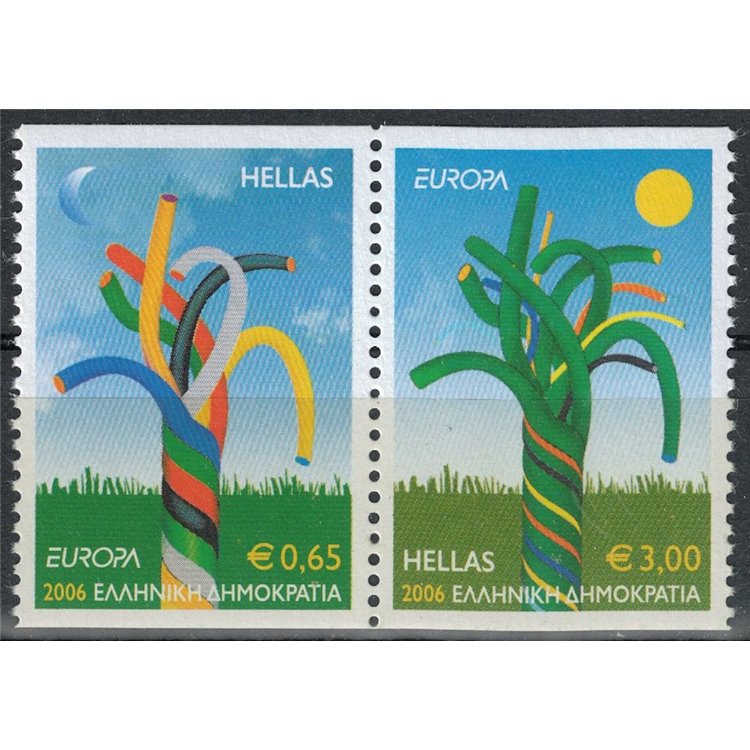 GRECIA 2006 Europa (da LB) 2v MNH**