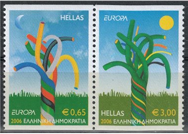 GREECE 2006 Europe (from booklet) 2v MNH**