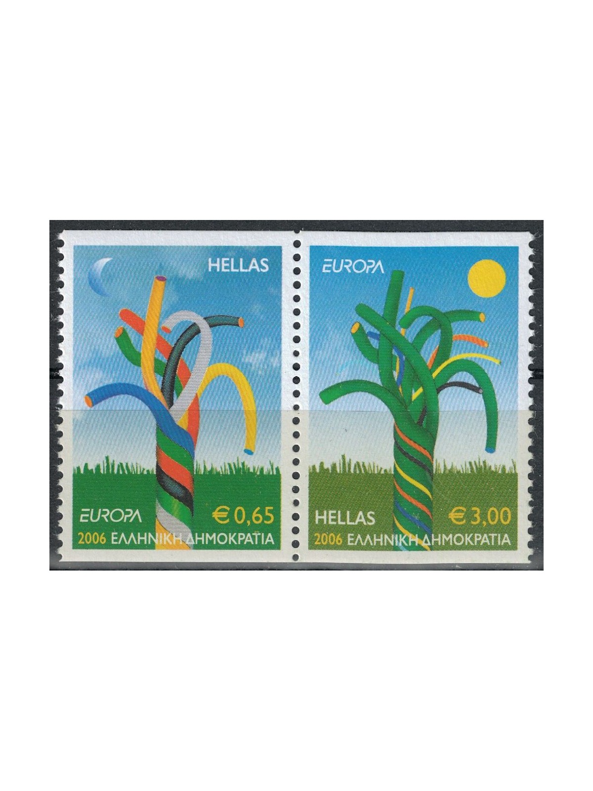 GREECE 2006 Europe (from booklet) 2v MNH**