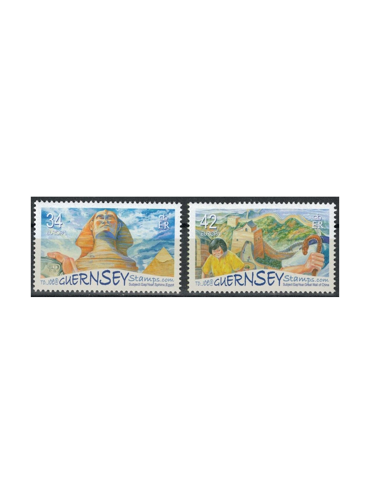 GUERNSEY 2006 Europe 2v MNH**