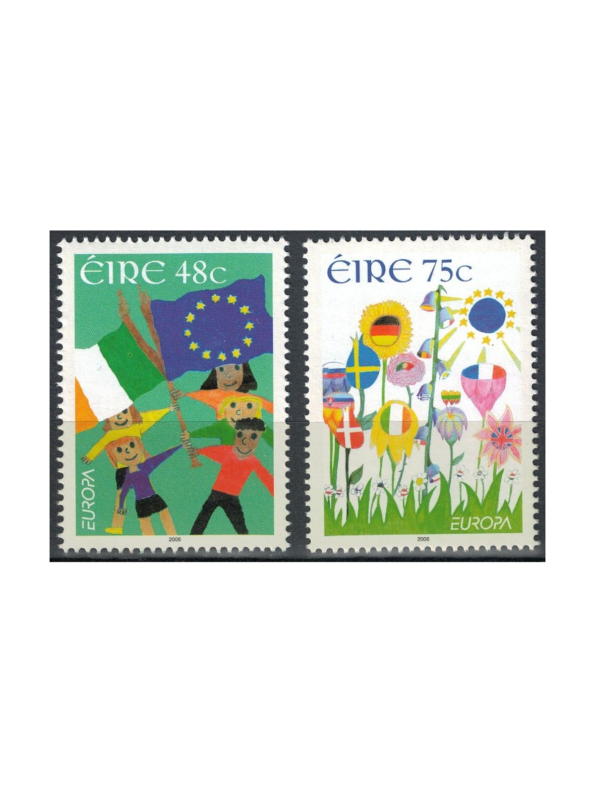 IRLANDA 2006 Europa 2v MNH**