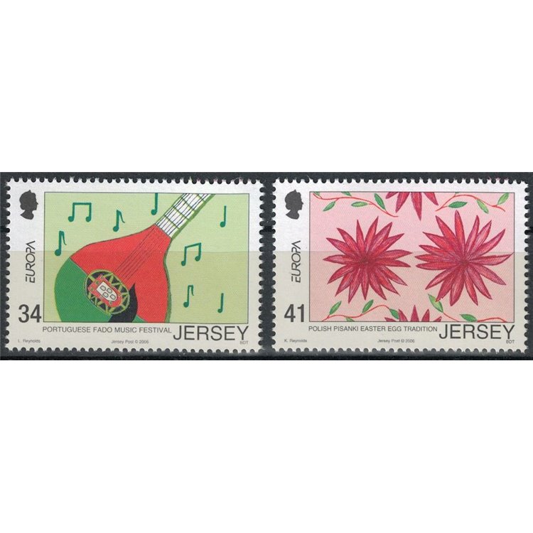 JERSEY 2006 Europe 2v MNH**